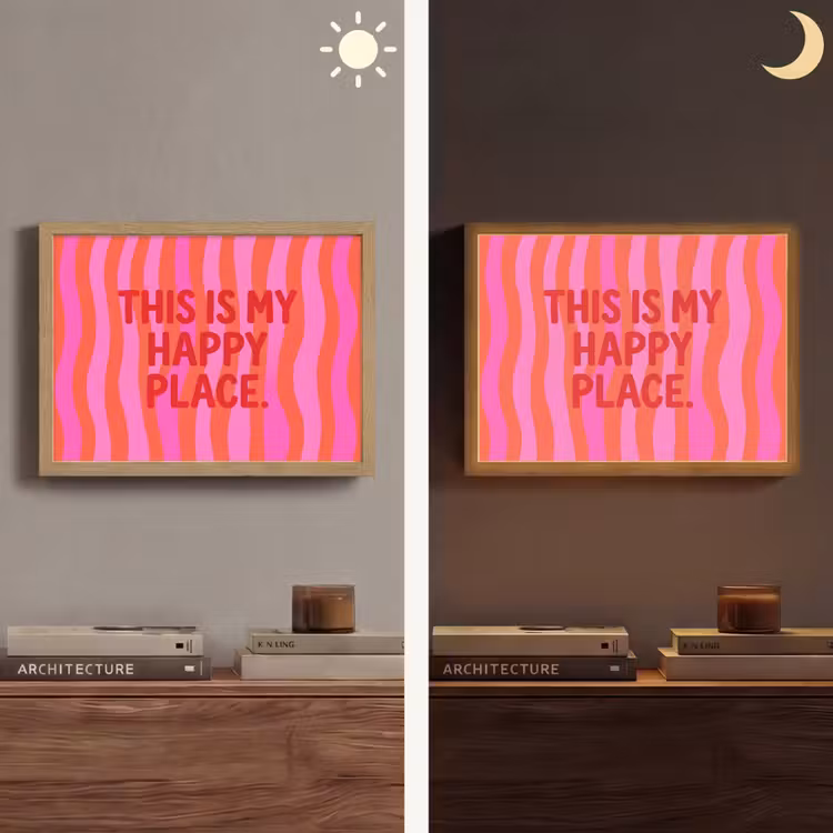 Lightbox - Wandlamp - Tekst - Modern - Kleurrijk — 6