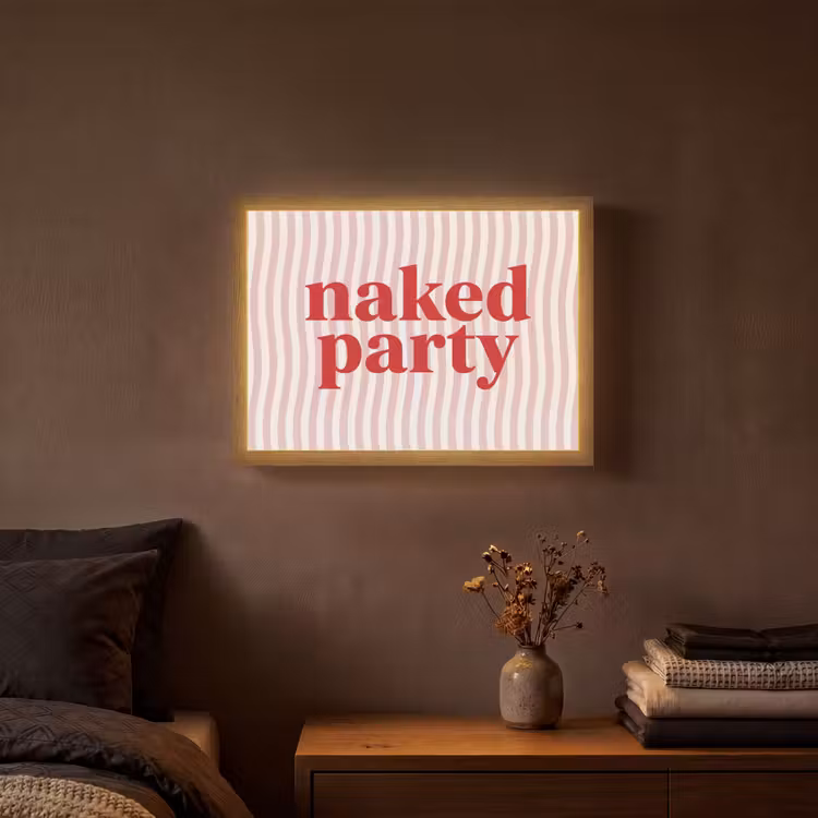 Lightbox - Wandlamp - Tekst - Modern - Strepen — 3