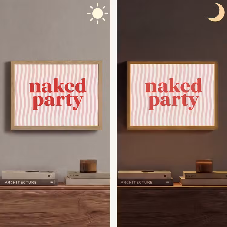 Lightbox - Wandlamp - Tekst - Modern - Strepen — 6