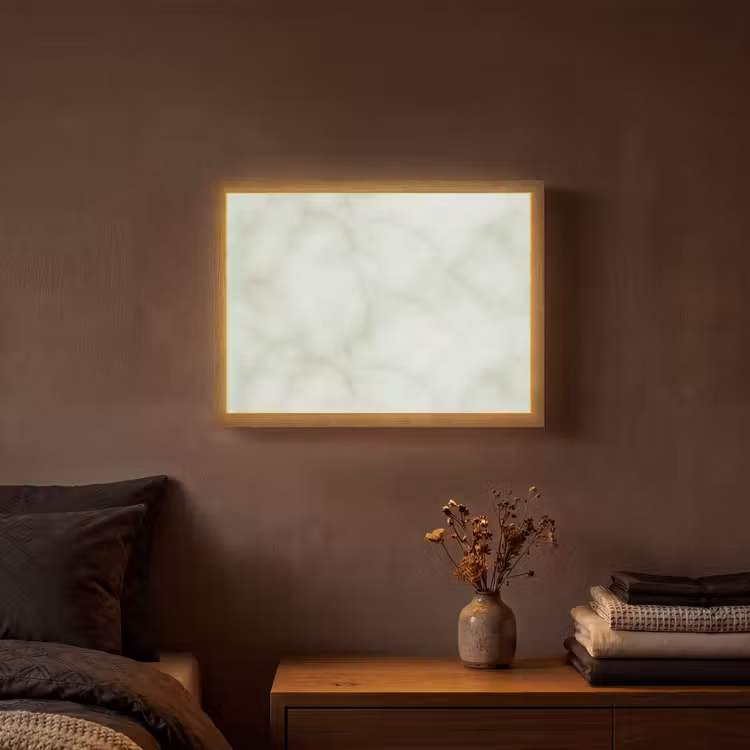 Lightbox - Wandlamp - Groen - Marmer - Aders — 3
