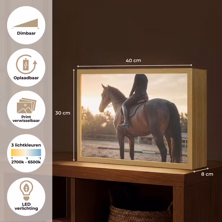 Lightbox - Wandlamp - Harmonie - Ruiter - Zon — 10