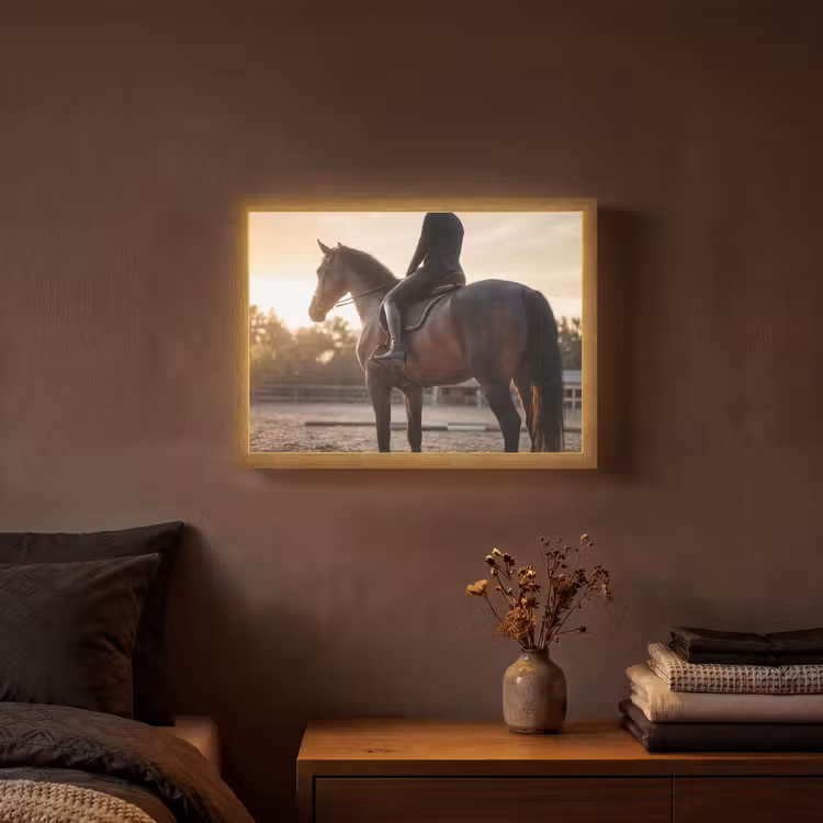 Lightbox - Wandlamp - Harmonie - Ruiter - Zon — 3