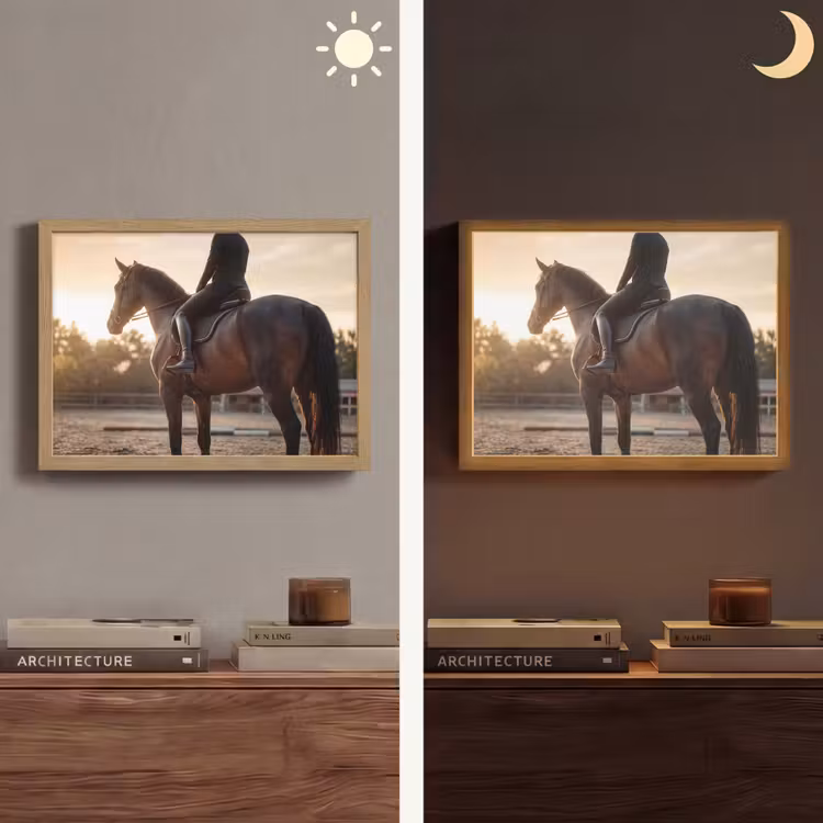 Lightbox - Wandlamp - Harmonie - Ruiter - Zon — 6