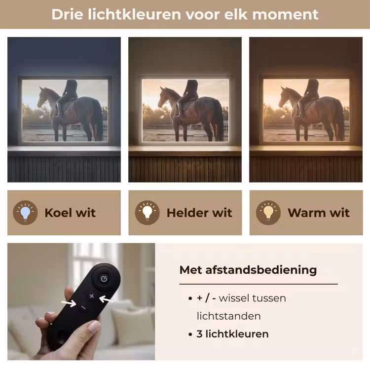Lightbox - Wandlamp - Harmonie - Ruiter - Zon — 8