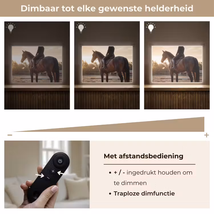 Lightbox - Wandlamp - Harmonie - Ruiter - Zon — 9