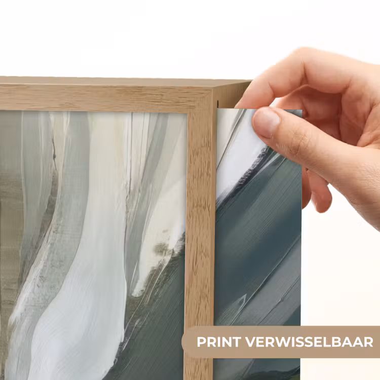 Lightbox - Wandlamp - Natuur - Abstract - Groen - Penseelstreken — 5