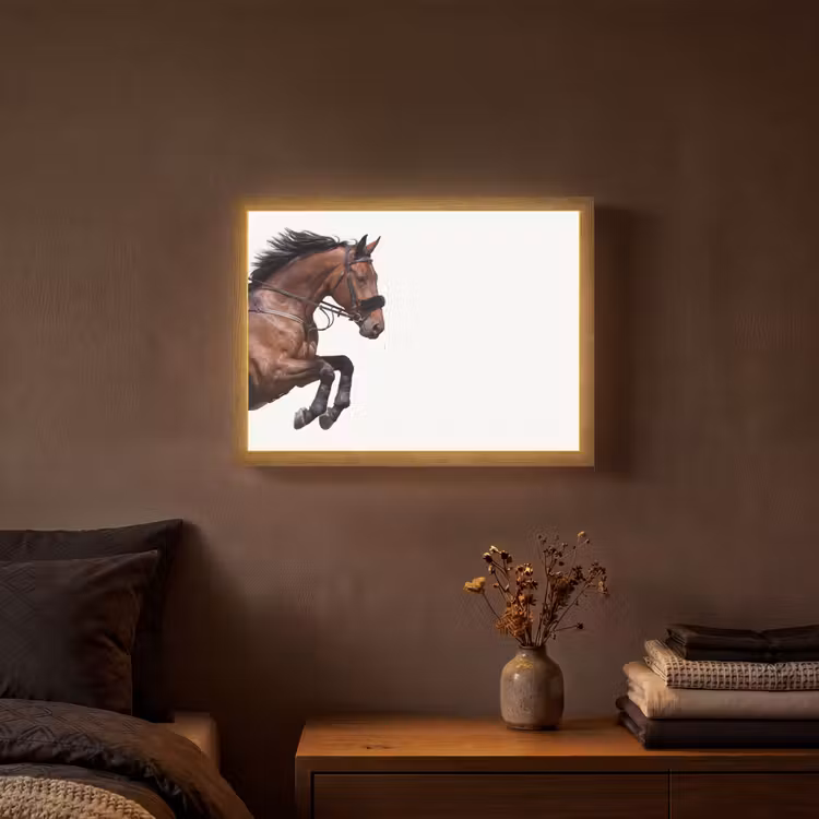 Lightbox - Wandlamp - Paard - Springen - Modern — 3