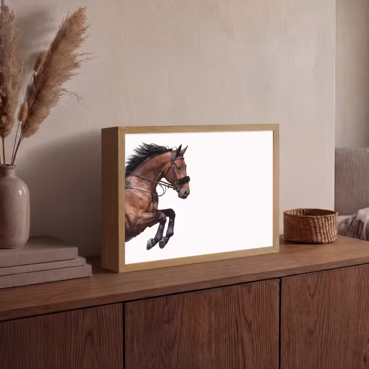 Lightbox - Wandlamp - Paard - Springen - Modern — 4
