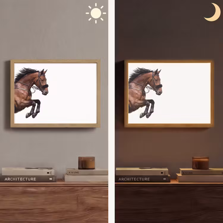 Lightbox - Wandlamp - Paard - Springen - Modern — 6