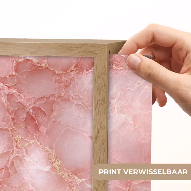 Lightbox - Wandlamp - Roze - Kwarts - Goud - Marmer — 5