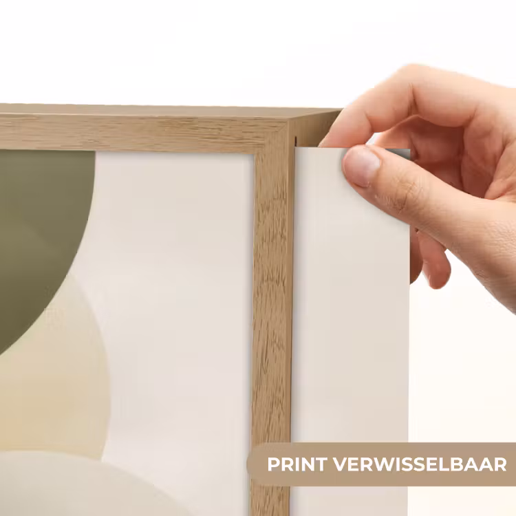 Lightbox - Wandlamp - Vlakken - Abstract - Beige - Cirkels — 5