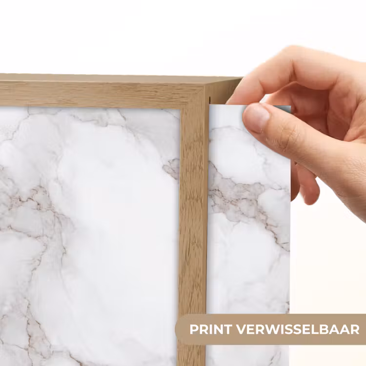 Lightbox - Wandlamp - Wit - Marmer - Bruin — 5