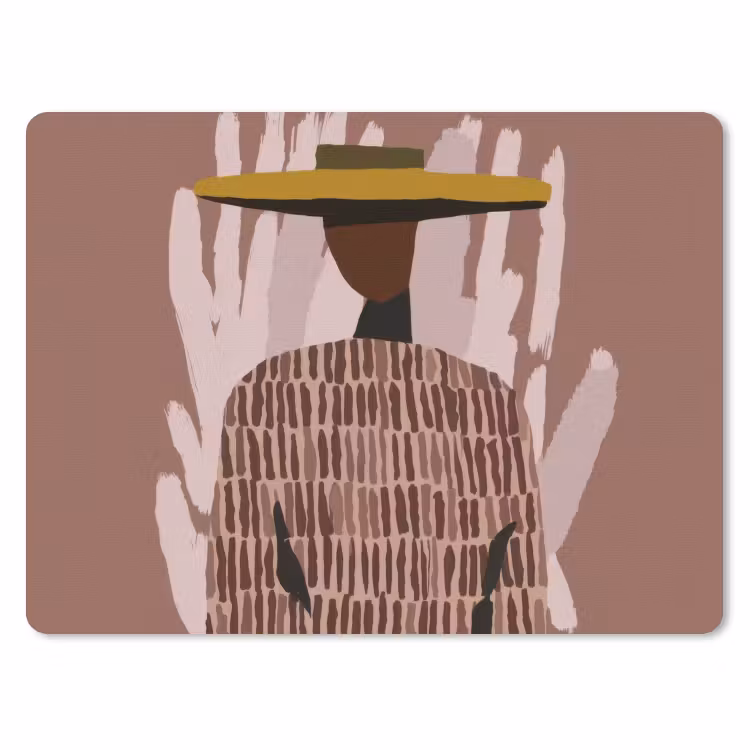 Muismat - Abstract - Figuur - Illustratie - Hoed — 1