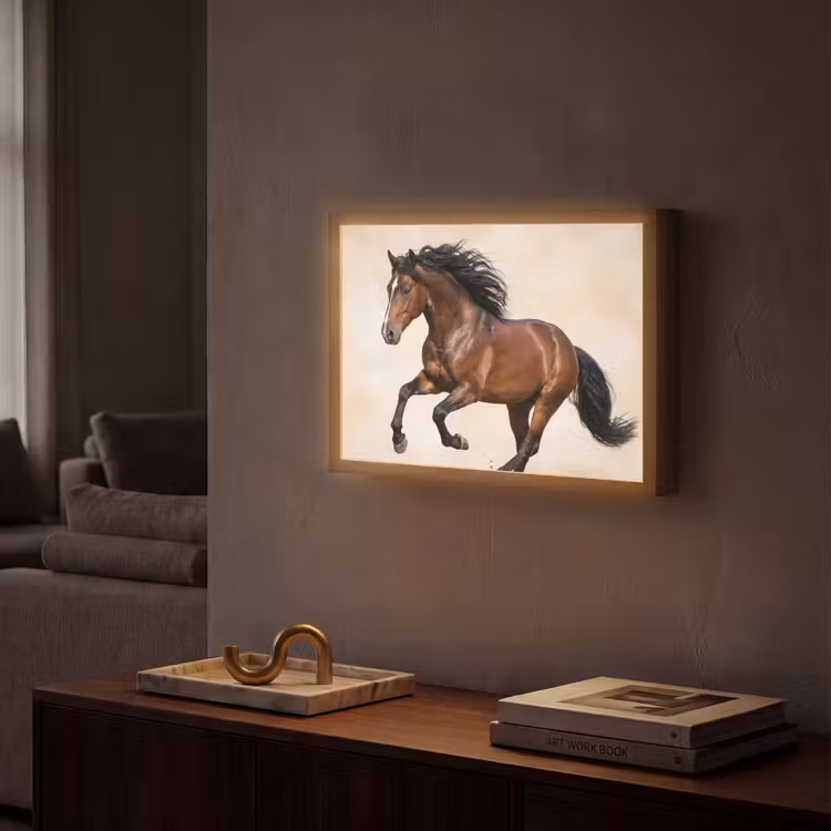 Lightbox - Wandlamp - Paard - Galop - Energie — 2