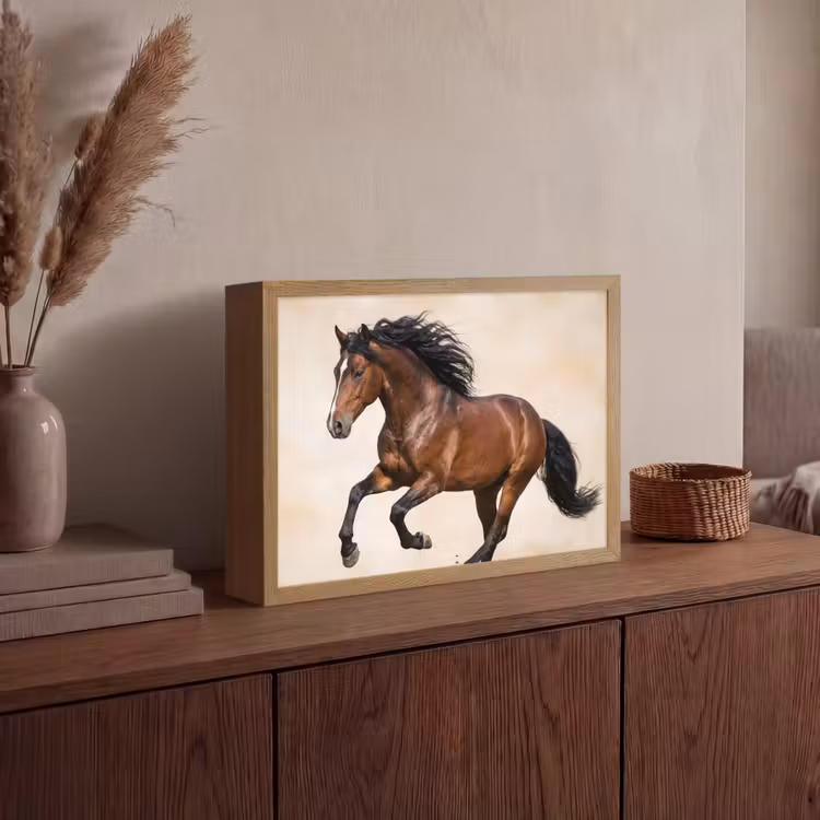 Lightbox - Wandlamp - Paard - Galop - Energie — 4