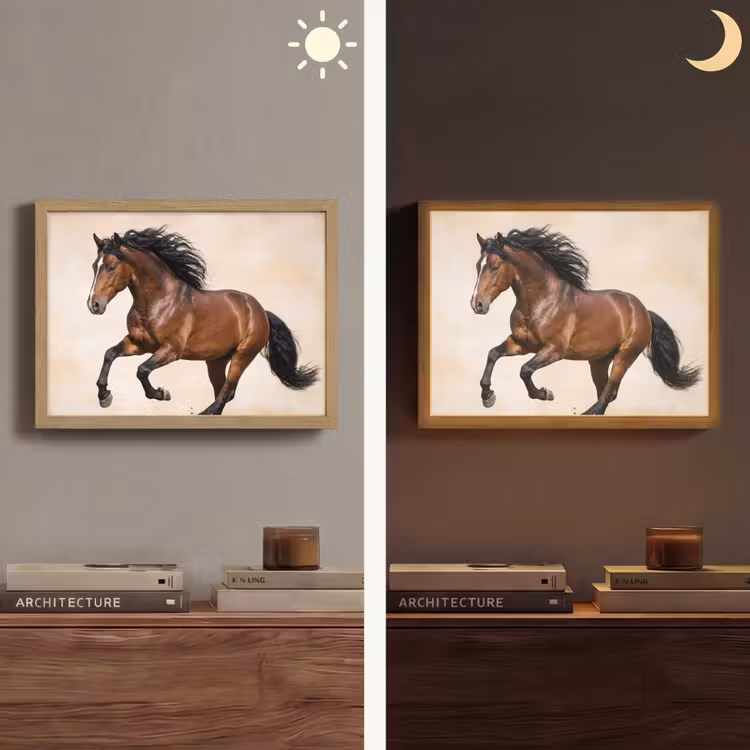 Lightbox - Wandlamp - Paard - Galop - Energie — 6