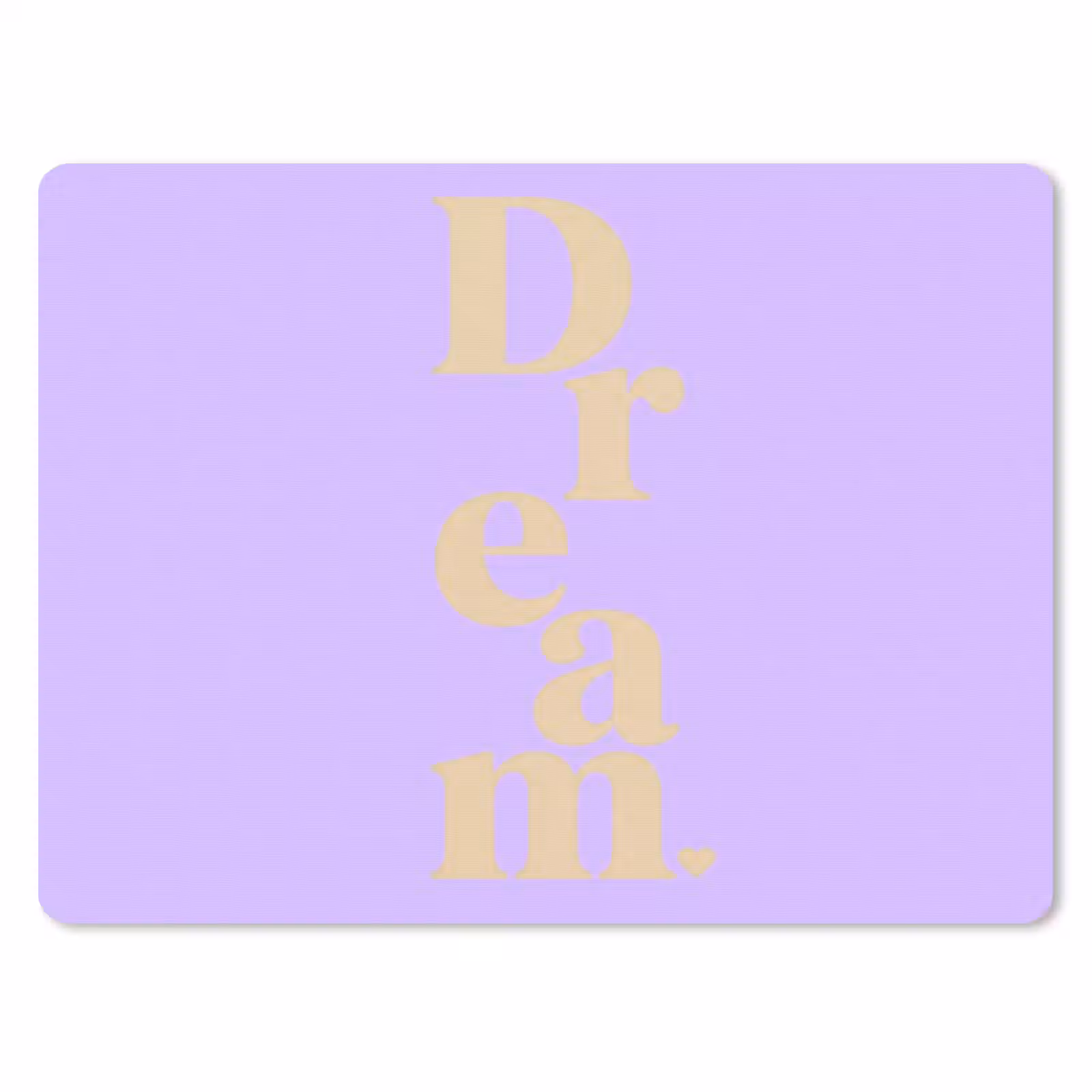 Muismat - Dream - Paars - Typografisch — 1