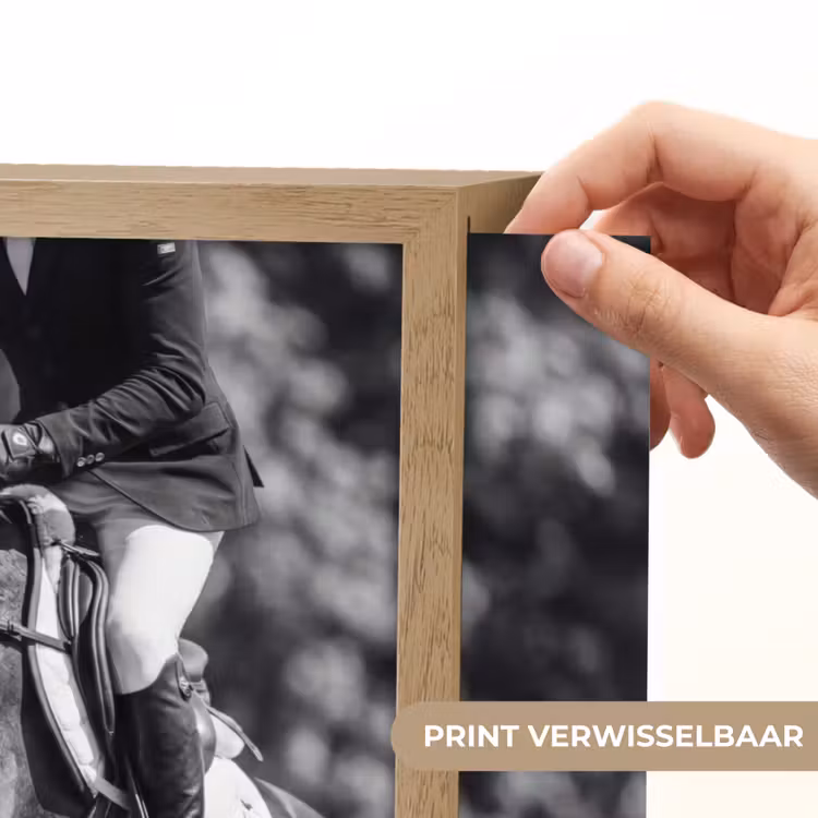 Lightbox - Wandlamp - Springen - Paard - Zwart - Wit — 5