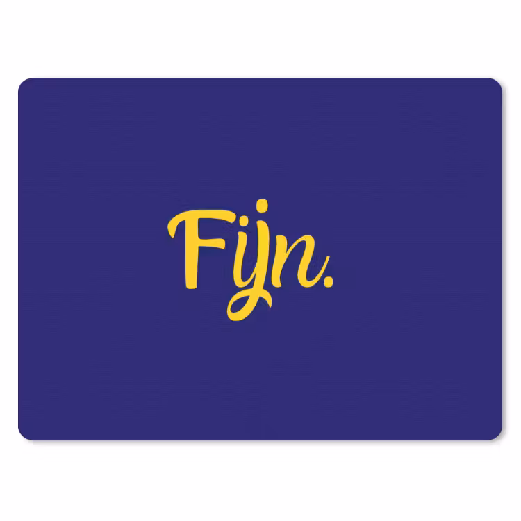 Muismat - Blauw - Geel - Fijn — 1