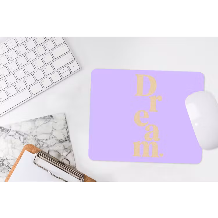 Muismat - Dream - Paars - Typografisch — 2