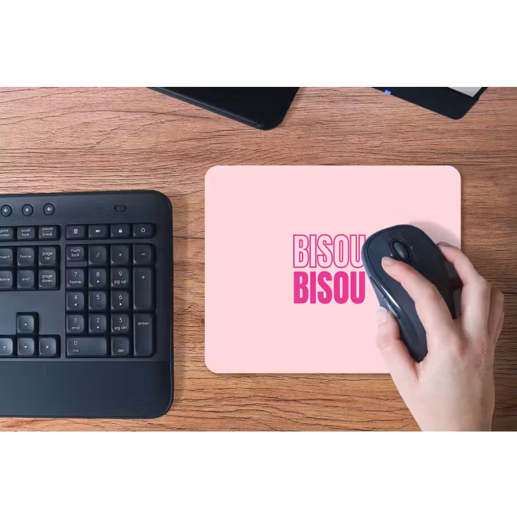 Muismat - Bisou - Roze - Minimalistisch — 3