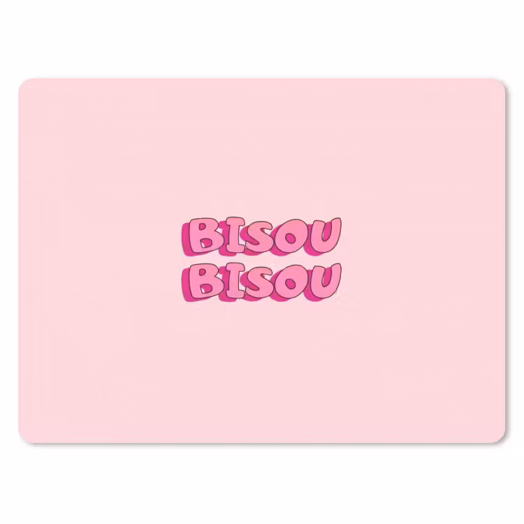 Muismat - Bisou - Roze - Schaduw — 1