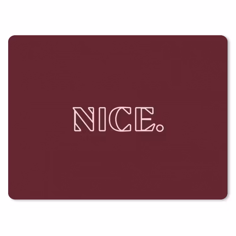 Muismat - Bordeaux - Nice - minimalistisch — 1