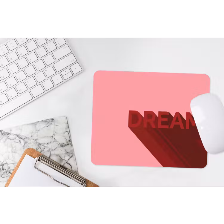 Muismat - Dream - 3D - Rood - Roze — 2