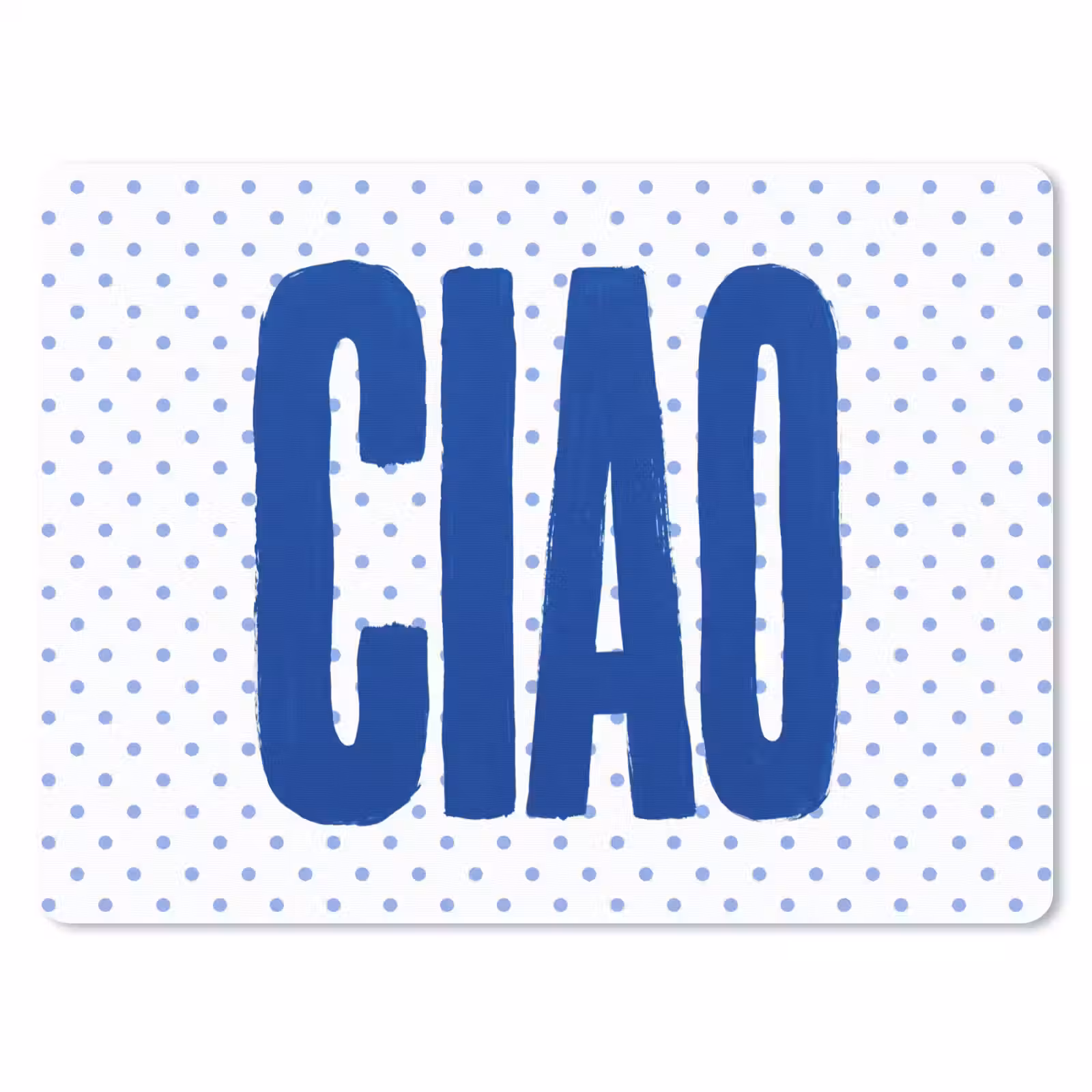 Muismat - Ciao - Stippen - Roze - Wit — 1