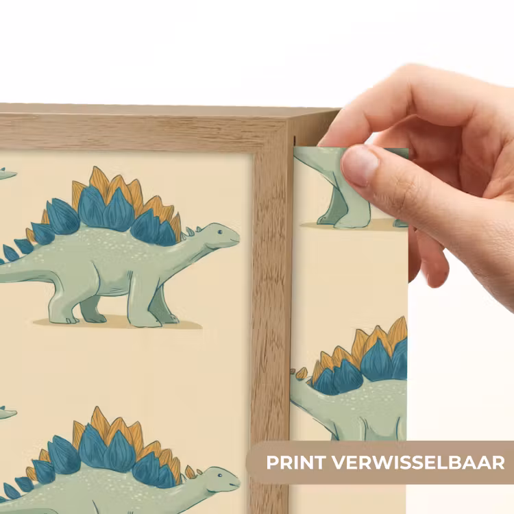 Lightbox - Wandlamp - Dino - Patroon - Groen — 5
