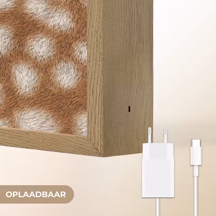 Lightbox - Wandlamp - Hert - Bruin - Vacht — 7