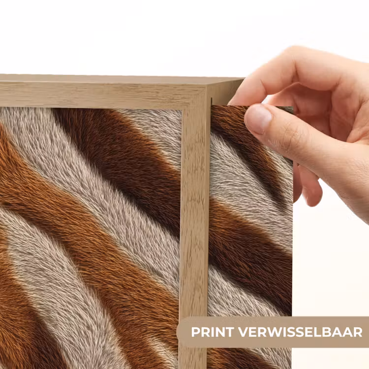 Lightbox - Wandlamp - Zebra - Bruin - Patroon — 5
