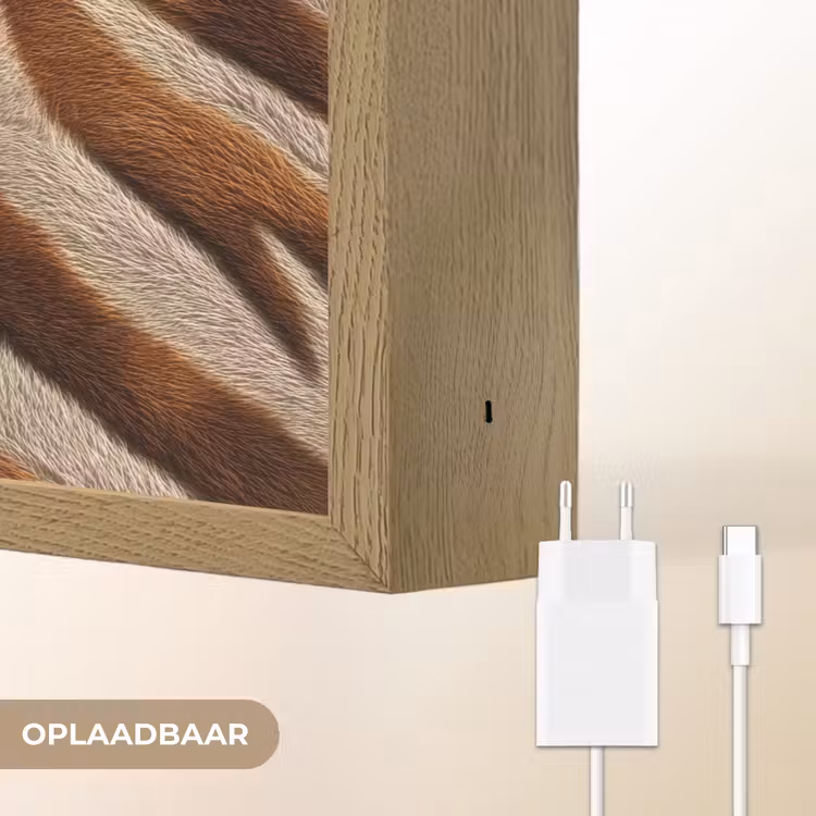 Lightbox - Wandlamp - Zebra - Bruin - Patroon — 7