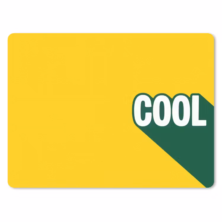 Muismat - Cool - Geel - Groen — 1