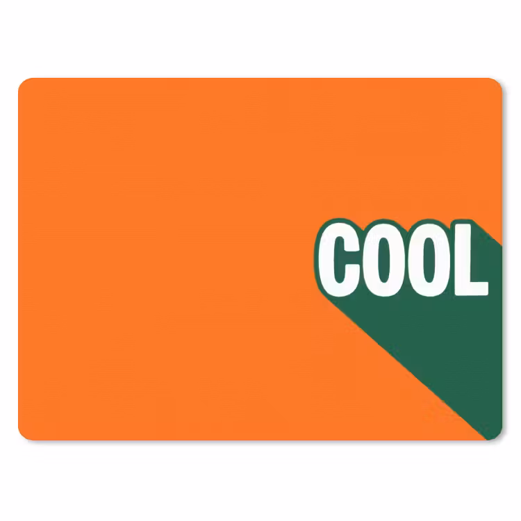 Muismat - Cool - Oranje - Groen — 1