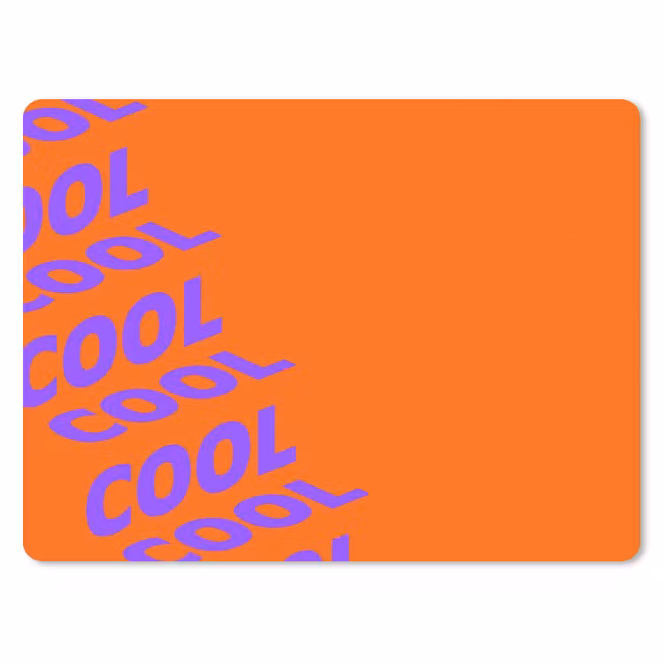 Muismat - Cool - Paars - Oranje — 1