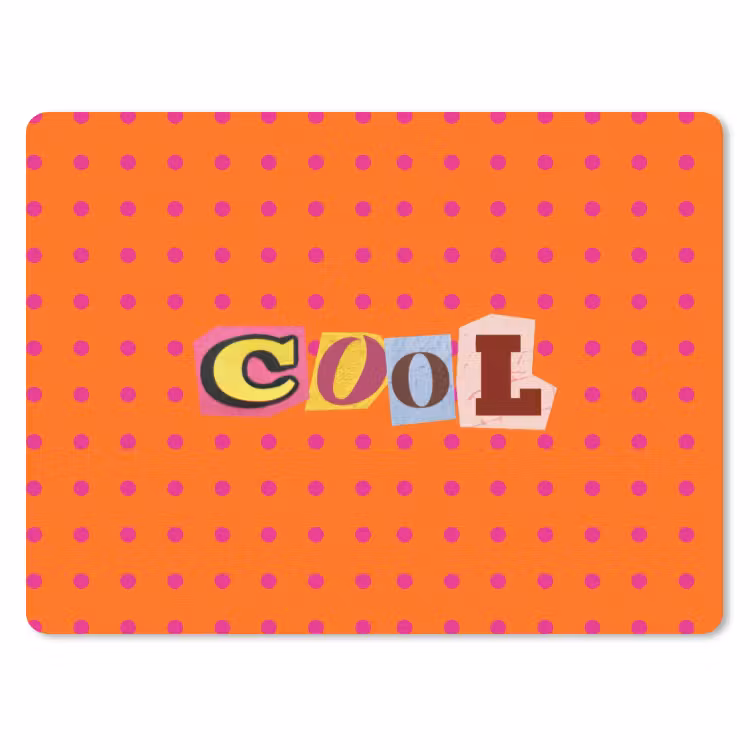 Muismat - Cool - Stippen - Oranje — 1