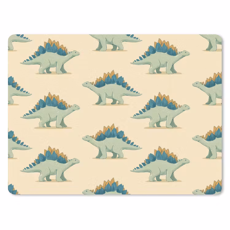 Muismat - Dino - Patroon - Groen — 1