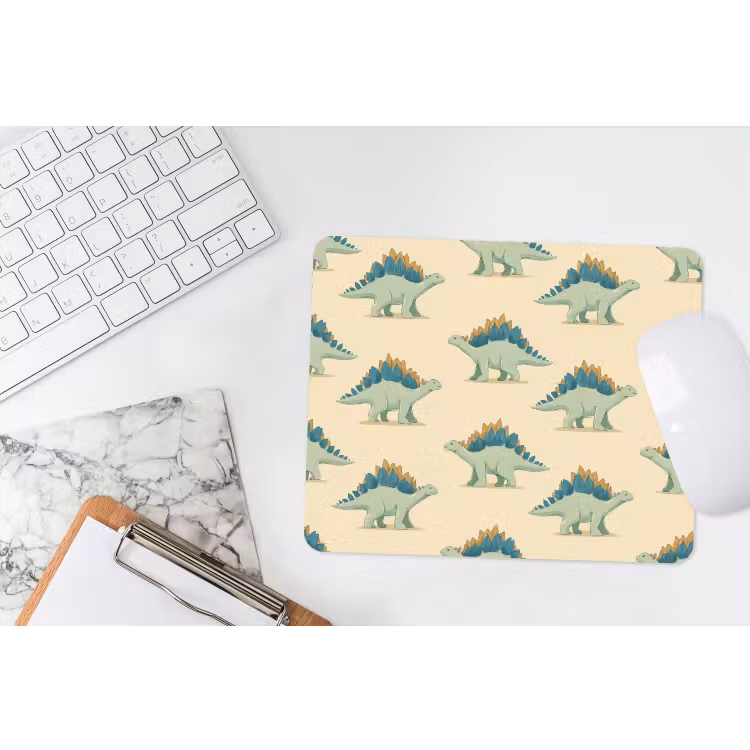 Muismat - Dino - Patroon - Groen — 2