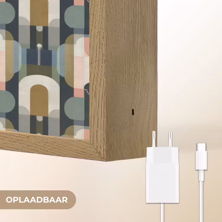 Lightbox - Wandlamp - Geografisch - Modern - Kleurrijk — 7
