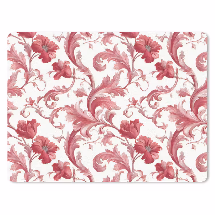 Muismat - Barok - Patroon - Rood — 1