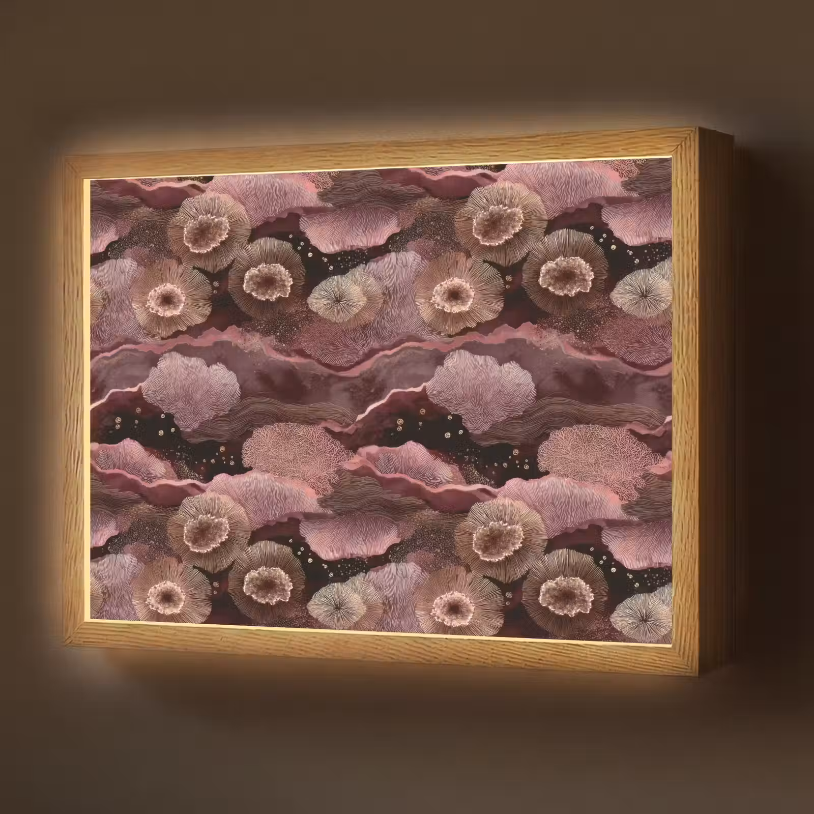Lightbox - Wandlamp - Koraal - Organisch - Roze — 1