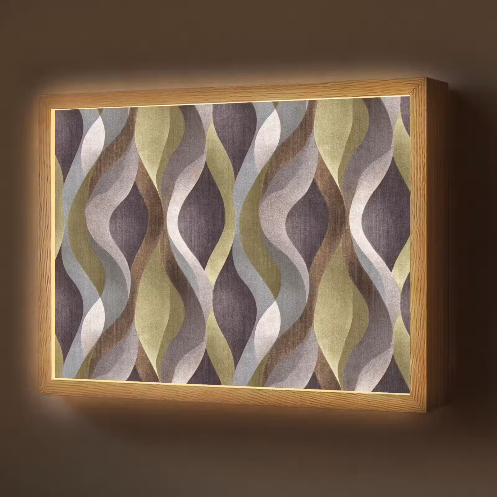 Lightbox - Wandlamp - Retro - Banen - Kleurrijk — 1