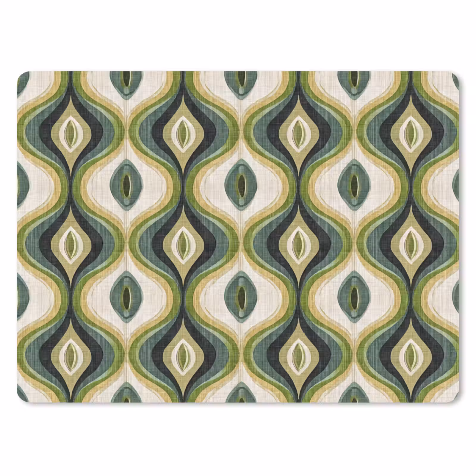 Muismat - Abstract - Ritmisch - Groen — 1