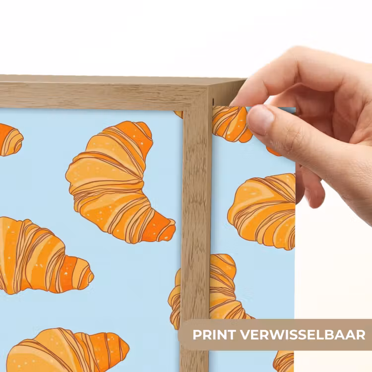 Lightbox - Wandlamp - Croissant - Speels - Blauw — 5