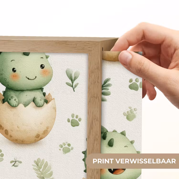 Lightbox - Wandlamp - Dino - Eieren - Groen — 5