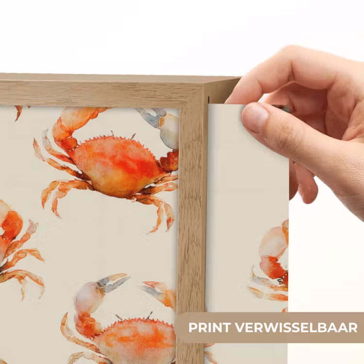Lightbox - Wandlamp - Krabben - Patroon - Oranje — 5