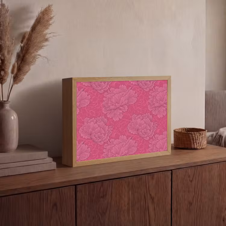 Lightbox - Wandlamp - Pioenrozen - Energiek - Roze — 4