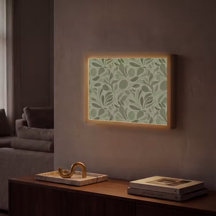 Lightbox - Wandlamp - Sereen - Bladeren - Groen — 2