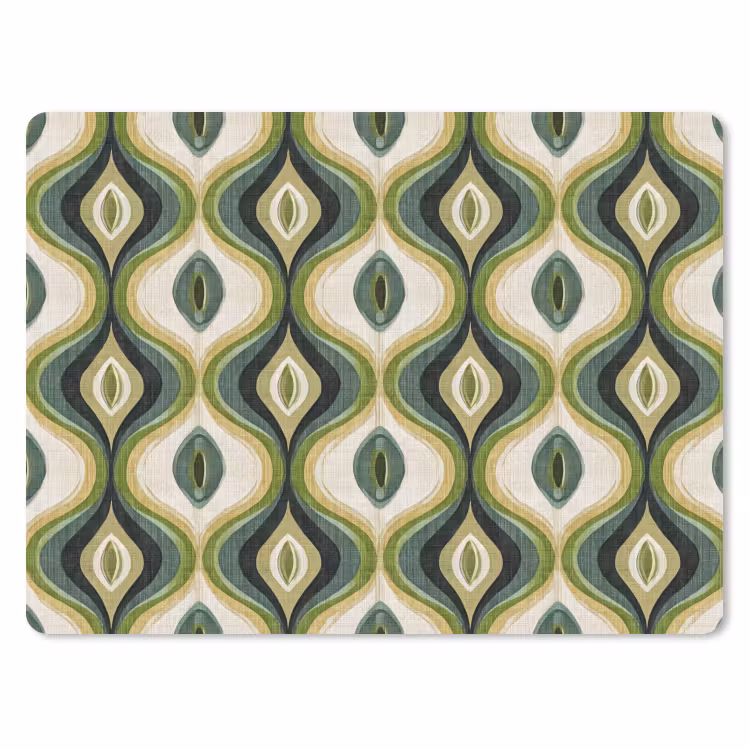 Muismat - Abstract - Ritmisch - Groen — 1